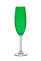Jogo com 6 tacas para champanhe cristal gastro verde 220ml