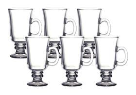 Jogo Com 6 Xícaras Irish Coffee Em Vidro 245 Ml Dynasty Jogo Com 6 Xícaras Irish Coffee Em Vidro 245 Ml Dynasty