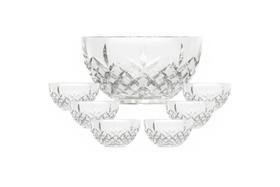 Jogo com 7 Bowls em Vidro para Sobremesa com Relevo Variado