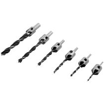 Jogo Com 7 Brocas 3 Pontas Com Escariador Madeira Vonder Jogo Com 7 Brocas 3 Pontas Com Escariador Madeira Vonder