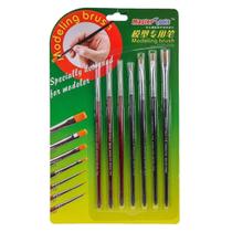 Jogo Com 7 Pinceis Master Tools Mat Kt-09900 Jogo Com 7 Pinceis Master Tools Mat Kt-09900