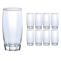 Jogo com 8 Copos Vidro Florence Luxo 370ml Transparente
