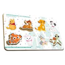 Jogo com 8 Peças Montando as Formas Brinquedo Educativo Disney Baby Pais & Filhos