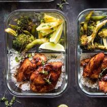 Jogo com 8 Potes 1040ml Marmita Hermético Divisória