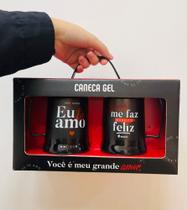 Jogo com duas canecas com gel Jogo com duas canecas com gel
