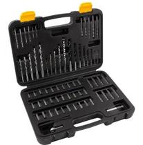 Jogo Combinado Brocas E Bits 70 Peças Com Maleta Vonder