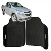 Jogo Completo 2P Tapete Específico Personalizado Chevrolet Montana 2011 a 2020 - V5459