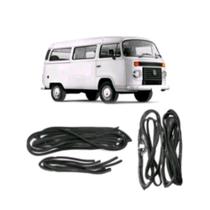 Jogo Completo De Borrachas Portas Dianteiras Porta do Meio Porta-Malas Kombi Clipper 75 A 13 Jogo Completo De Borrachas Portas Dianteiras Porta do Meio Porta-Malas Kombi Clipper 75 A 13