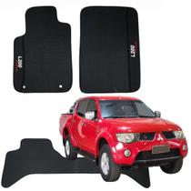Jogo Completo Tapete Antiderrapante Próprio Mitsubishi L200 Triton 2005 a 2017 - V5611 Jogo Completo Tapete Antiderrapante Próprio Mitsubishi L200 Triton 2005 a 2017 - V5611