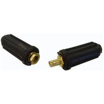 Jogo Conector Macho Fêmea Borracha 13mm CG-500 Carbografite