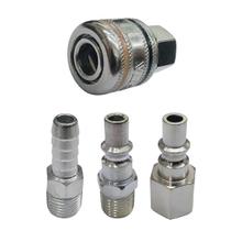 Jogo Conectores Engate Rápido 1/4 Npt Pneumáticos Compressor