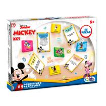 Jogo Conhecendo as Emoções Disney Junior Michey e Seus Amigos Pais & Filhos 5+ Anos com 55 Peças