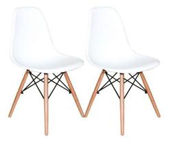 Jogo Conjunto 2 Cadeiras Charles Eames Wood Design Eiffel