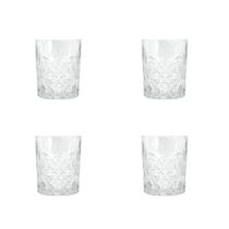 Jogo conjunto 4 copos de vidro para whisky rozana - GMB