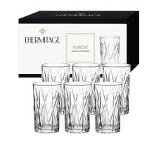 Jogo Conjunto Com 6 Copos Altos Lhermitage Forest Long Drink 390ml Altura 15cm Jogo Conjunto Com 6 Copos Altos Lhermitage Forest Long Drink 390ml Altura 15cm