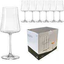 Jogo Conjunto Com 6 Taças de Cristal Bohemia Xtra Para Vinho Branco 360ml Altura 23,5cm Jogo Conjunto Com 6 Taças de Cristal Bohemia Xtra Para Vinho Branco 360ml Altura 23,5cm