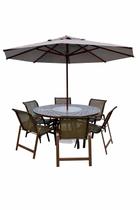 Jogo Conjunto De Mesa Giro Área Externa, Piscina Guarda Sol