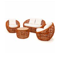 Jogo Conjunto de Sofá Área Externa e Interna com Poltronas