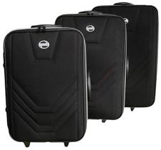 Jogo Conjunto Kit Malas Viagem Village Barata Grande Média Pequena