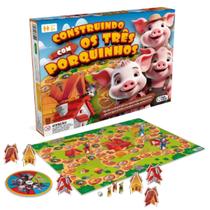 Jogo Construindo com os Três Porquinhos - Pais e Filhos