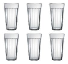 Jogo Copo Americano Vidro Suco Agua 450 Ml Nadir