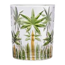 Jogo Copo Baixo Cristal Palm Tree Wisky Coqueteis 340ml 6un Wolff