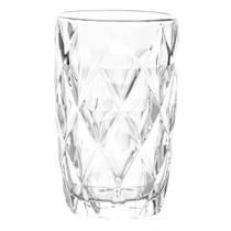 Jogo Copo Vidro Alto Diamond 390ml - 6 Unidades