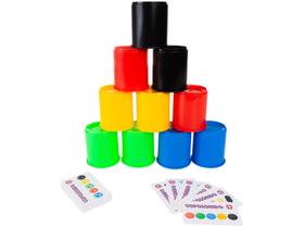 Jogo copolorido-estrela