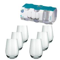 Jogo Copos Agua Suco Vinho Cerveja Vidro Nadir460 ml - Kit 6