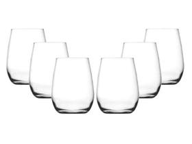 Jogo Copos Agua Suco Vinho Cerveja Vidro Nadir460 ml - Kit 6