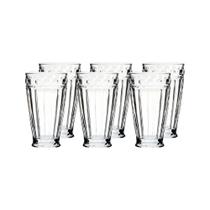 Jogo Copos Altos Em Vidro Hauskraft Imperial 280ml 6 Peças