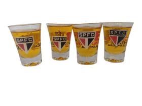 Jogo Copos De Dose São Paulo 4 Pçs Oficial Jogo Copos De Dose São Paulo 4 Pçs Oficial