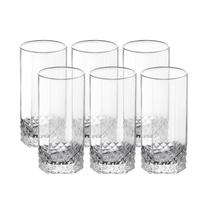 Jogo Copos Long Drink Starlit De Vidro Multiuso 300ml 6 Pcs - Vitrizi