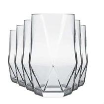 Jogo Copos Long Drink Topázio 6 Peças 360ml Incolor Nadir