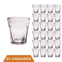 Jogo Copos Shot 24 Peças Vidro Bar Cachaça Tequila Dose 45ml - TODO DIA