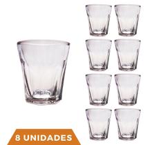 Jogo Copos Shot 8 Peças Vidro Bar Cachaça Tequila Dose 45ml Jogo Copos Shot 8 Peças Vidro Bar Cachaça Tequila Dose 45ml