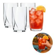 Jogo Copos Topazio 360 Ml Nadir Vidro Suco Agua 4 Unidades Jogo Copos Topazio 360 Ml Nadir Vidro Suco Agua 4 Unidades