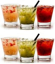 Jogo Copos Vidro Caipirinha Ilhabela Rocks 350 Ml Nadir