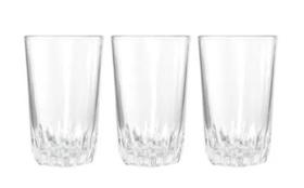 Jogo copos vidro cristal 3 peças 325 ml Jogo copos vidro cristal 3 peças 325 ml