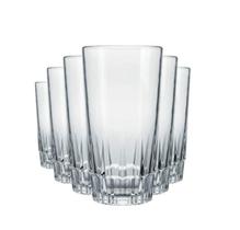 Jogo Copos Vidro Suco Agua 330ml Nadir 6 Unidades Vega