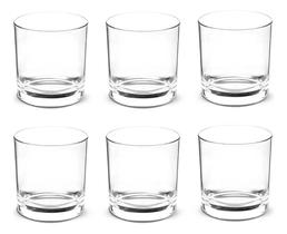 Jogo Copos Whisky Conjunto Kit 6 Peças Copo De Vidro 330Ml R