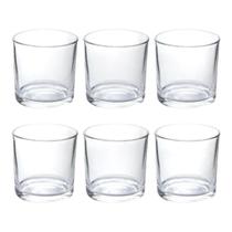 Jogo Copos Whisky Conjunto Kit 6 Peças Premium Transparente