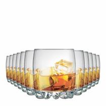 Jogo Copos Whisky Riviera On The Rocks Vidro 310ml 12 Pcs - Ruvolo