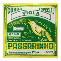 Jogo Cordas Corda Passarinho Viola Cebolão Re Pe920 Paganini