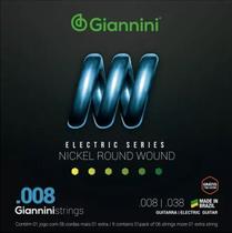 Jogo Cordas Guitarra Giannini Electric .008