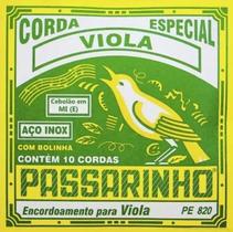 Jogo Cordas Viola Cebolão Mi(E)Passarinho Pe820