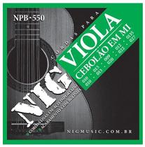 Jogo Cordas Viola Fósforo Bronze Cebolão Em Mí NPB550 Jogo Cordas Viola Fósforo Bronze Cebolão Em Mí NPB550