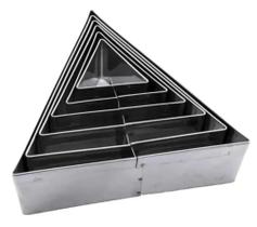 Jogo Cortador Croissant 6 Peças Em Aço Inox