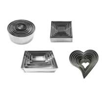 Jogo Cortador Redondo + Quadrado + Retangular + Coração