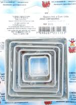 Jogo Cortadores Quadrado - Gazoni